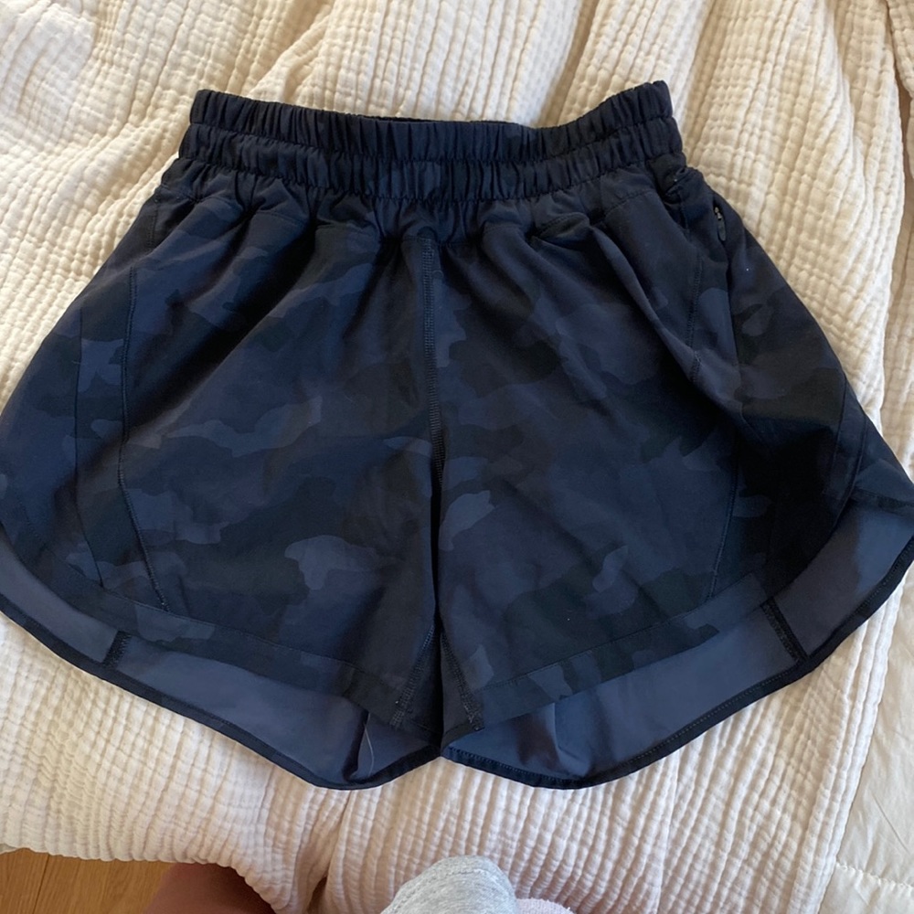Black Camo Track That Short